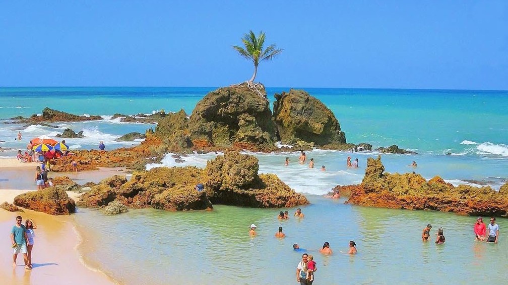 Tambaba, playa nudista en Brasil
